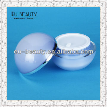 Ball shape acrylic cosmetic jar packaging 50g